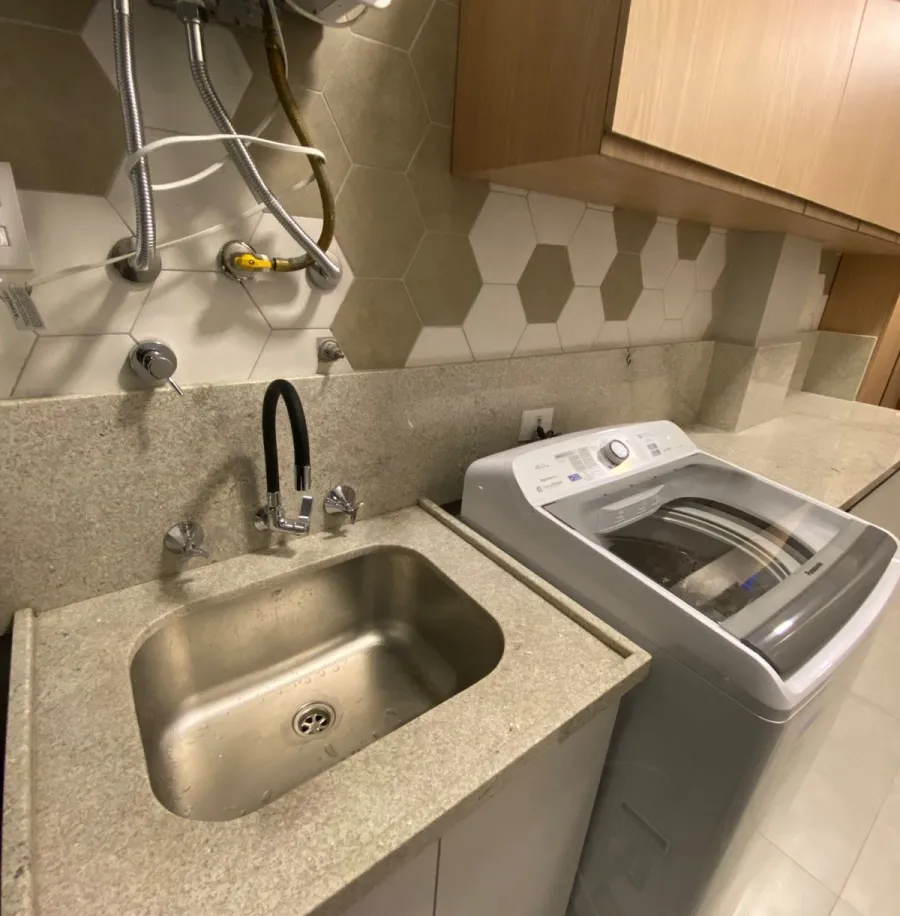 Detalhe da área de serviço